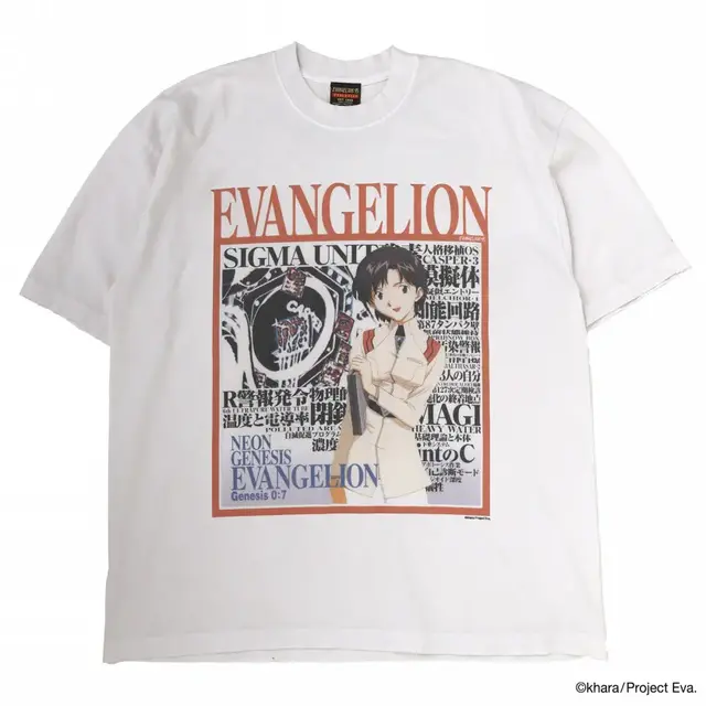 テレビ版『新世紀エヴァンゲリオン』放送当時の風合いをTシャツで再現！高級アパレル「EVANGELION:95」カプセルコレクションが新宿で初披露