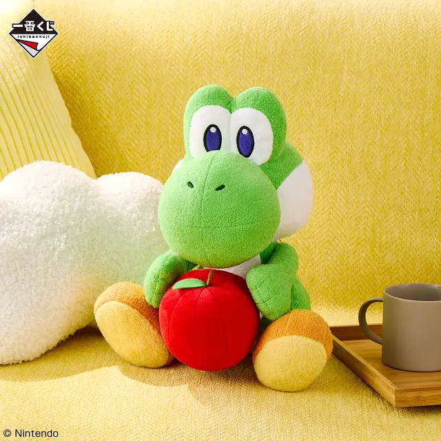 『スーパーマリオ』新作一番くじは、“ヨッシー尽くし”！A賞のぬいぐるみや、マグカップに陶器プレートなど実用的なアイテムも