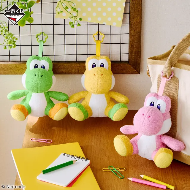 『スーパーマリオ』新作一番くじは、“ヨッシー尽くし”！A賞のぬいぐるみや、マグカップに陶器プレートなど実用的なアイテムも