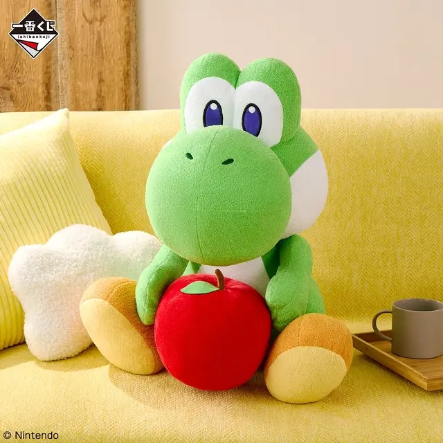 『スーパーマリオ』新作一番くじは、“ヨッシー尽くし”！A賞のぬいぐるみや、マグカップに陶器プレートなど実用的なアイテムも