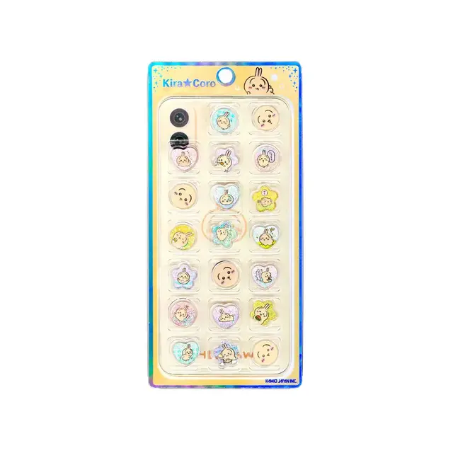 即完売した「ちいかわ」新作おはじきシールが店舗でも順次発売！ラインナップは全8種、スマホケースみたいなブリスターパッケージにも注目