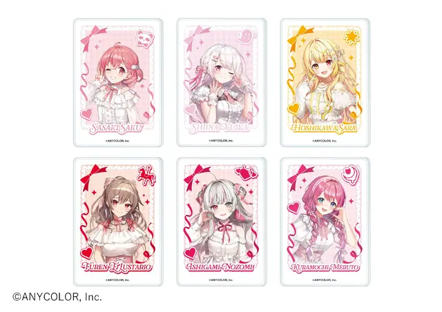 にじさんじ「and GALLERY」コラボカフェの詳細発表！リボンがテーマの描き下ろしイラストが12名一挙公開