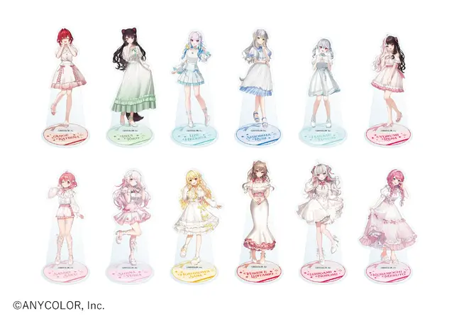 にじさんじ「and GALLERY」コラボカフェの詳細発表！リボンがテーマの描き下ろしイラストが12名一挙公開