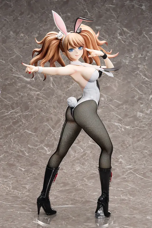 抱えるほどデカいビッグサイズバニー！『ダンガンロンパ』より「江ノ島盾子」1/3スケールフィギュアが予約開始、おへそと足元は布製網タイツ