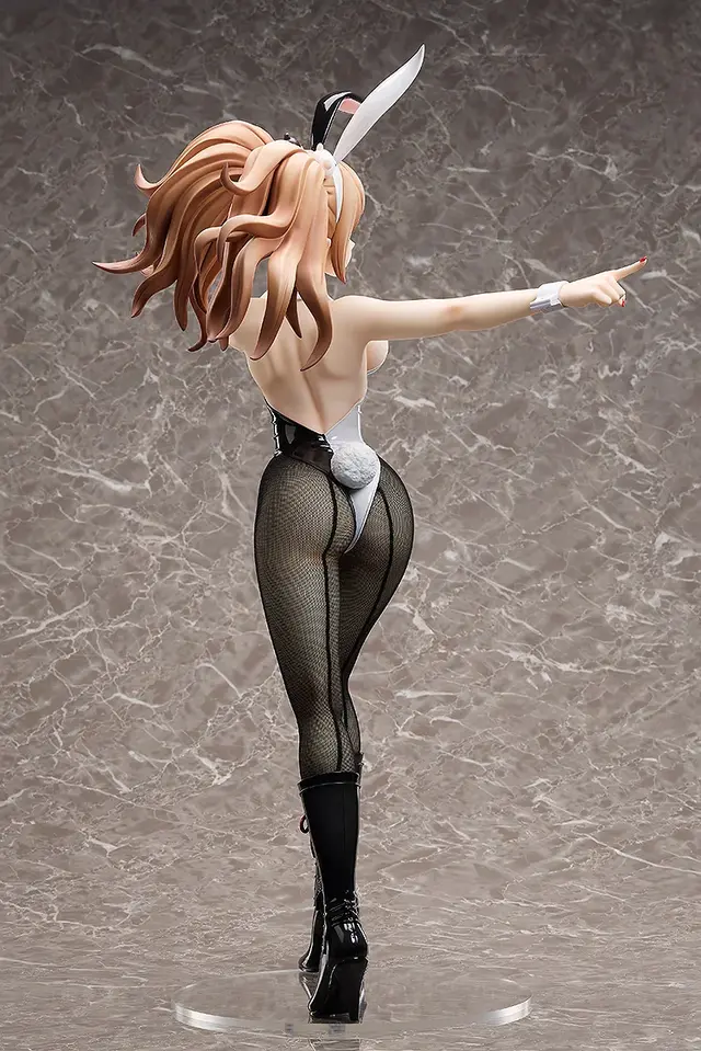 抱えるほどデカいビッグサイズバニー!『ダンガンロンパ』より「江ノ島盾子」1/3スケールフィギュアが予約受付中、おへそと足元は布製網タイツ