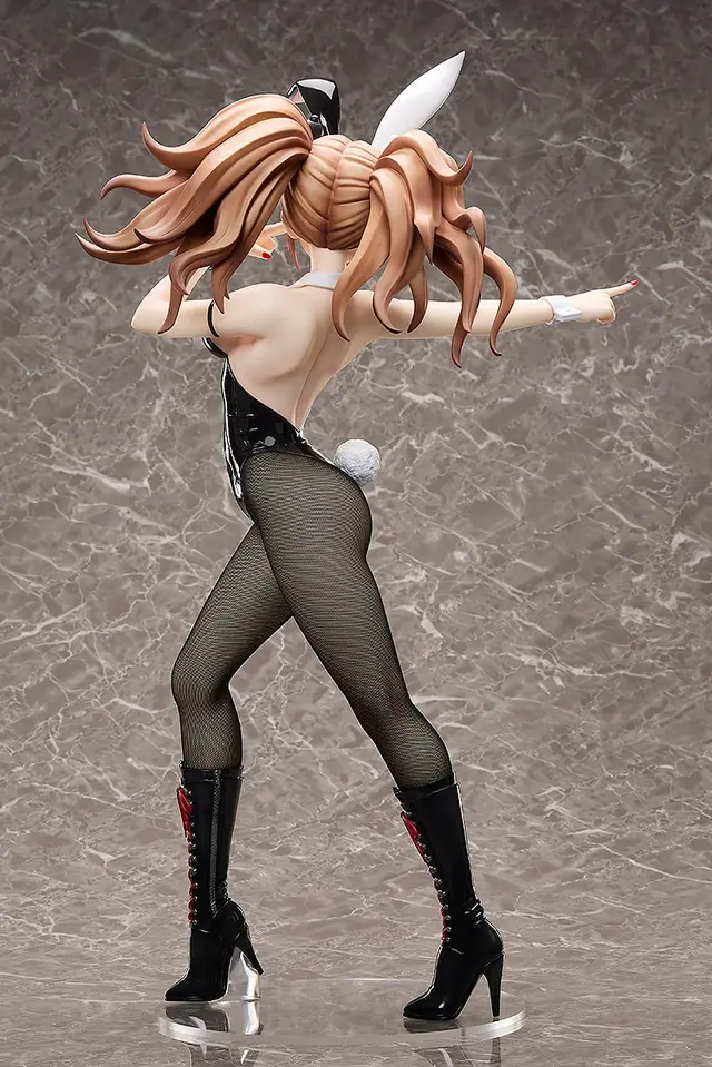 抱えるほどデカいビッグサイズバニー!『ダンガンロンパ』より「江ノ島盾子」1/3スケールフィギュアが予約受付中、おへそと足元は布製網タイツ