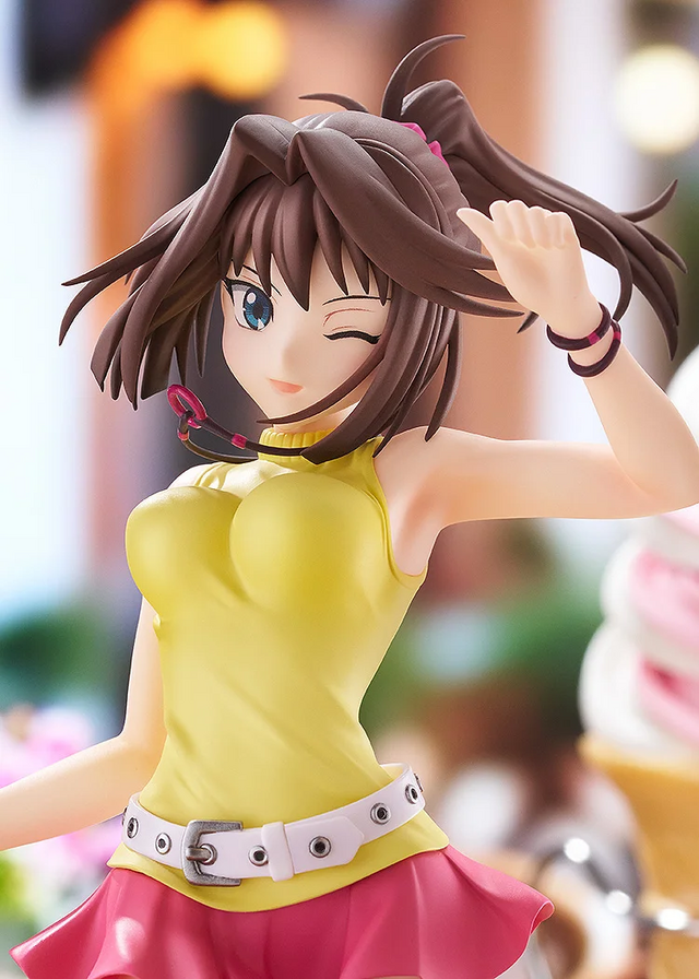 ノースリーブにミニスカートで躍動感たっぷりの真崎杏子フィギュア！映画「遊☆戯☆王 THE DARK SIDE OF DIMENSIONS」版衣装でポッパレに登場