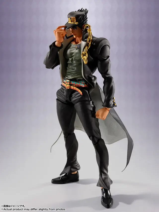 「ジョジョ」第3部「S.H.Figuarts 空条承太郎」が再販！専用台座のほか、学生服の裾はワイヤー入りPVCシートに