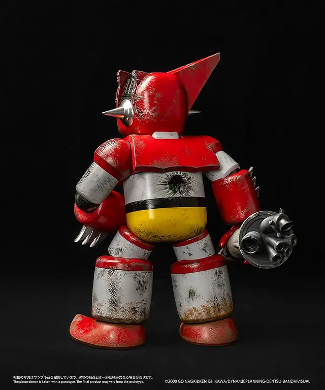 “ダメージ状態”を徹底再現！「初代ゲッターロボ1 （ニューヨーク最終決戦時）」ソフビが予約開始ーブラックライト照射でゲッターコア発光