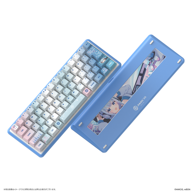 VTuber・碧依さくら限定ゲーミングキーボードが受注開始！ ラピットトリガー搭載、裏面には描き下ろしイラストも