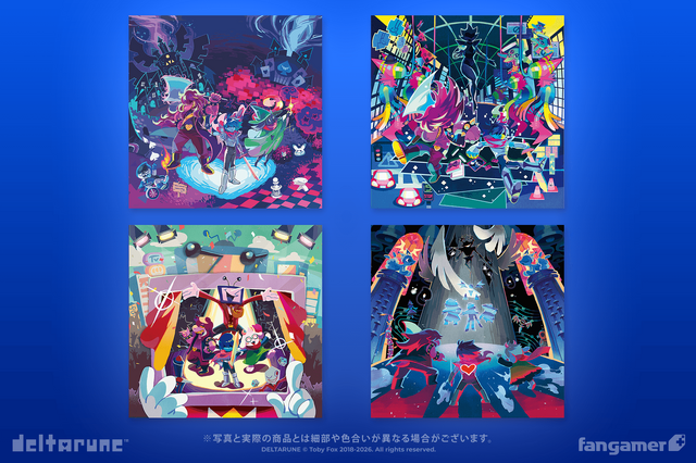 『DELTARUNE』公式グッズが発売！ “マイクくん”Tシャツやチャプター3・4の楽曲レコードなど、チャプター5も配信間近