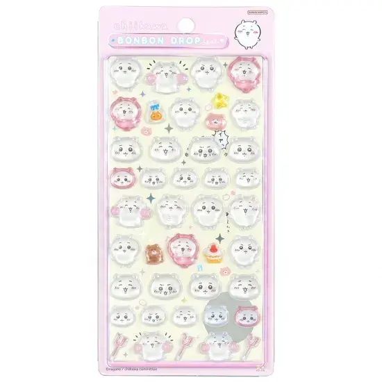 「ボンボンドロップシール」がロフトネットストアで抽選販売！ちいかわ、お文具といっしょなど全12種