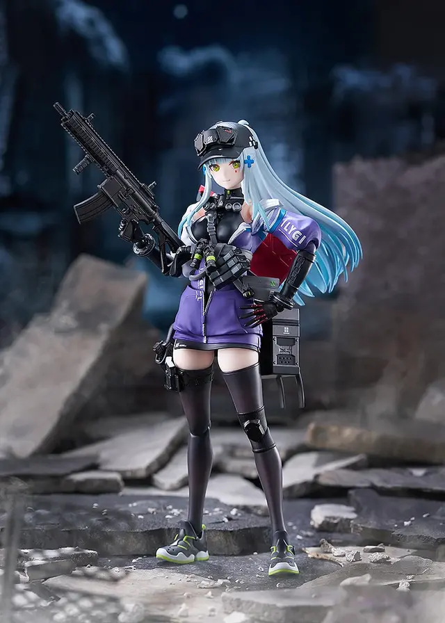 『ドルフロ2』から「クルカイ」フィギュアが予約受付を開始！「笑顔」「にらみ顔」「照れ顔」を用意し、オプションも充実