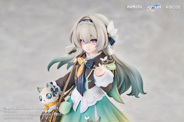 『崩壊：スターレイル』ホタルが可愛い“ちびねこシリーズ”フィギュアに！ 専用アクリルスタンドの背景付き台座も