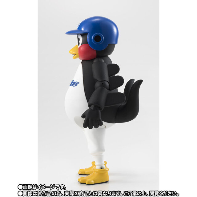 東京ヤクルトスワローズの「つば九郎」が可動フィギュアになった！自由奔放な動きが思いのまま、「かさ」「つばくろうばずーか」なども付属