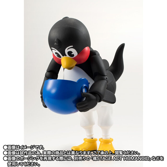 東京ヤクルトスワローズの「つば九郎」が可動フィギュアになった！自由奔放な動きが思いのまま、「かさ」「つばくろうばずーか」なども付属