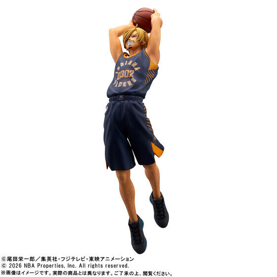 華麗にシュートを決める「ナミ」「サンジ」が立体化！「ONE PIECE × NBA」スペシャルコラボから、ルフィたちのデフォルメフィギュア全10種も