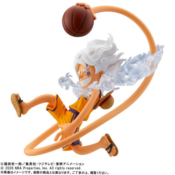 華麗にシュートを決める「ナミ」「サンジ」が立体化！「ONE PIECE × NBA」スペシャルコラボから、ルフィたちのデフォルメフィギュア全10種も