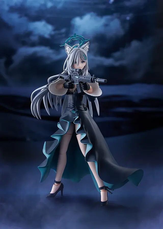 大人びた雰囲気のドレス衣装…！『ブルアカ』より「シロコ＊テラー」がアクションフィギュア化、オプションには“覆面”が付属