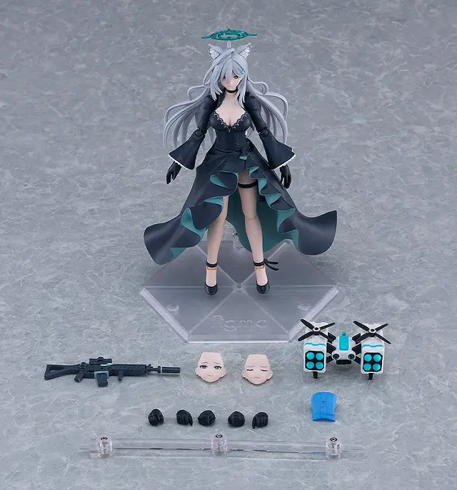 大人びた雰囲気のドレス衣装…！『ブルアカ』より「シロコ＊テラー」がアクションフィギュア化、オプションには“覆面”が付属