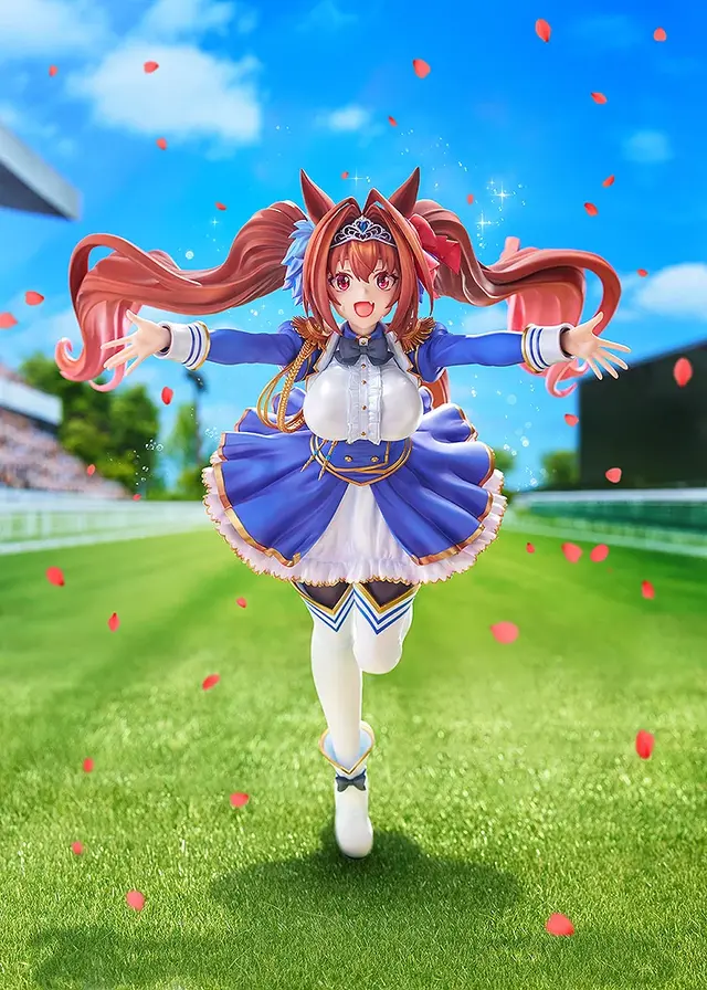 一番の笑顔！『ウマ娘』より「ダイワスカーレット」が、サポカイラストをもとに飛び込んでいくようなポージングでフィギュア化