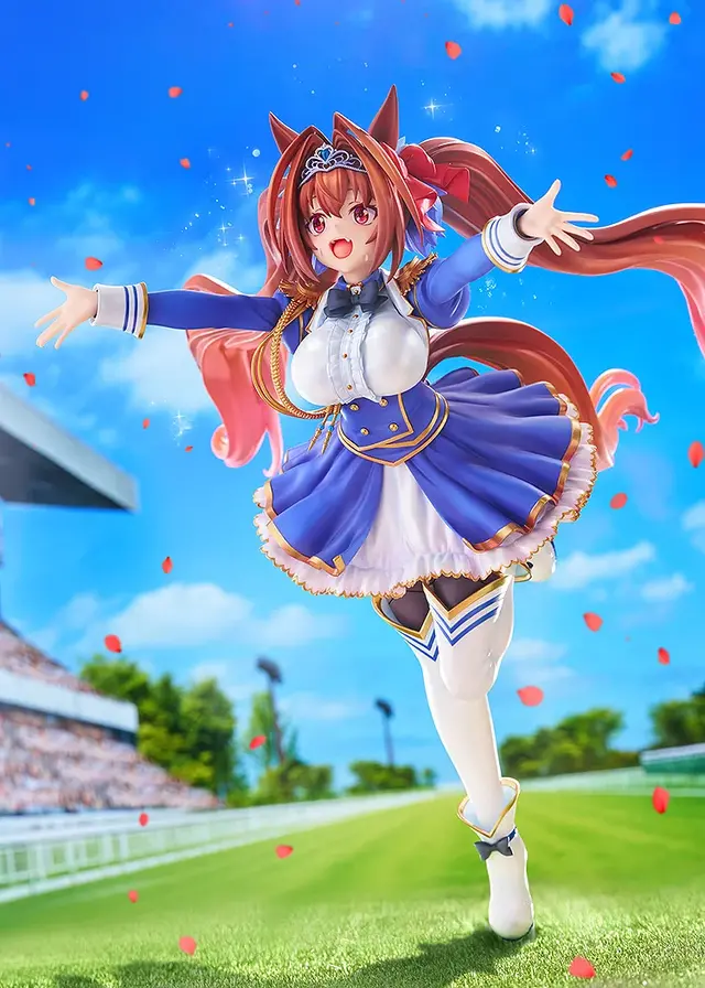 一番の笑顔！『ウマ娘』より「ダイワスカーレット」が、サポカイラストをもとに飛び込んでいくようなポージングでフィギュア化