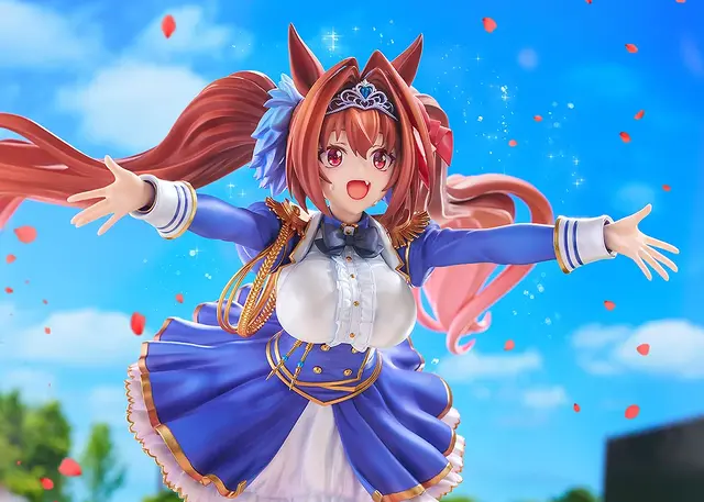 一番の笑顔！『ウマ娘』より「ダイワスカーレット」が、サポカイラストをもとに飛び込んでいくようなポージングでフィギュア化