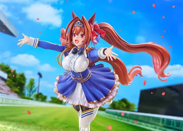 一番の笑顔！『ウマ娘』より「ダイワスカーレット」が、サポカイラストをもとに飛び込んでいくようなポージングでフィギュア化