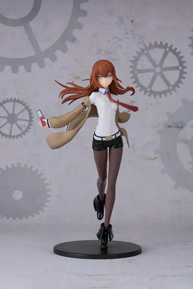 『STEINS;GATE』より「牧瀬紅莉栖」組み立て式プラモデルが予約開始！改造制服姿とロングヘアーをなびかせて颯爽と走りだす様子で立体化