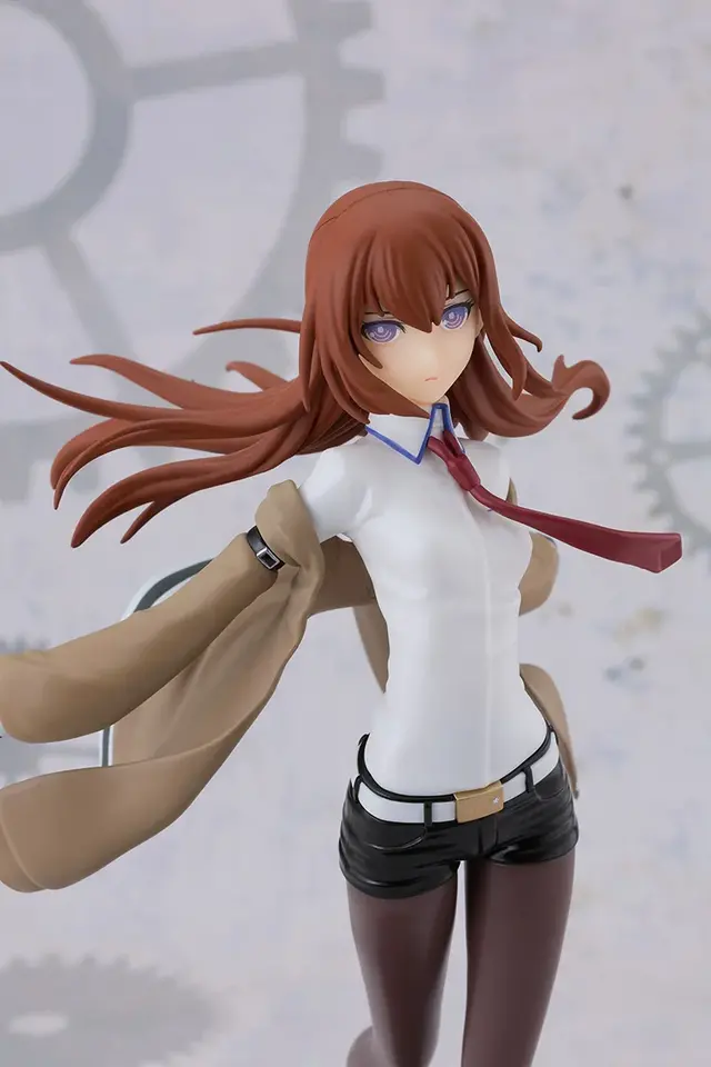 『STEINS;GATE』より「牧瀬紅莉栖」組み立て式プラモデルが予約開始！改造制服姿とロングヘアーをなびかせて颯爽と走りだす様子で立体化
