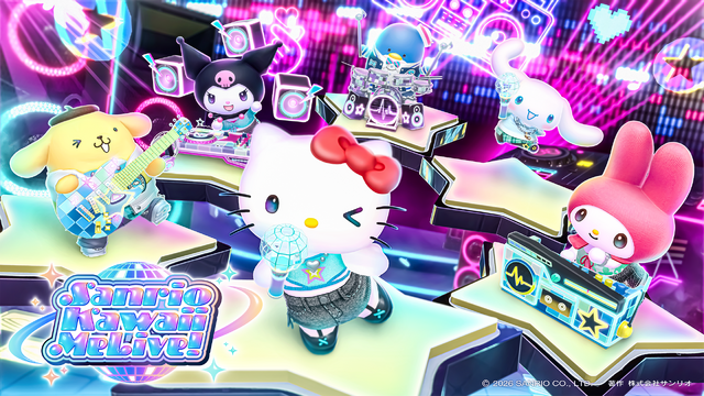 サンリオゲームズ初の“超KAWAII”スマホ向けリズムゲーム『Sanrio Kawaii Me Live!』2027年リリース決定！CBT参加者募集中