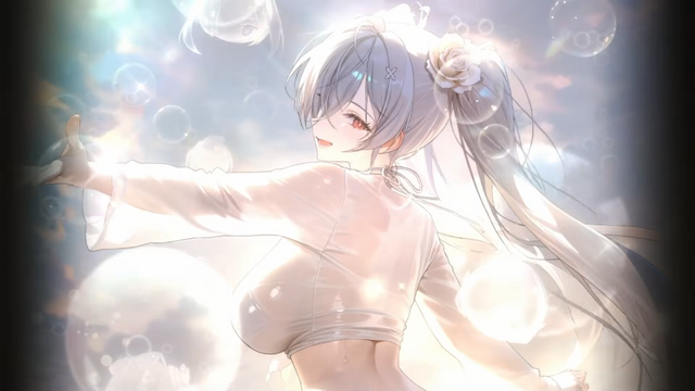 『勝利の女神：NIKKE』ドキッ！刺激的過ぎて“規制だらけ”の水着を披露！ そして、ガードの外れた「非規制版」の画像も続々と……！【フォトレポ】