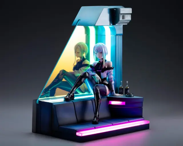 「サイバーパンク：エッジランナーズ」ルーシー1/7フィギュア発売へ―窓パーツにはナイトシティの風景が印刷された「夜景Ver.」も