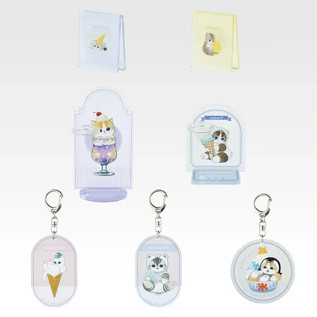 「mofusand」新作一番くじの全ラインナップ公開！アイスを持った「シロクマにゃん」ぬいぐるみ、ハンディファンなど涼しげなグッズがズラリ