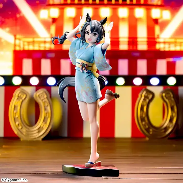 『ウマ娘』サトノクラウンとシュヴァルグランが、夏らしい「トレセン音頭」でフィギュア化！8月28日からプライズ展開