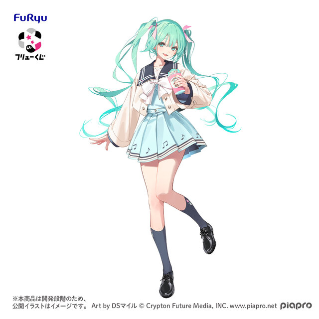 “「初音ミク」くじ”が2026年11月発売決定！学生制服姿のフィギュアを先行公開