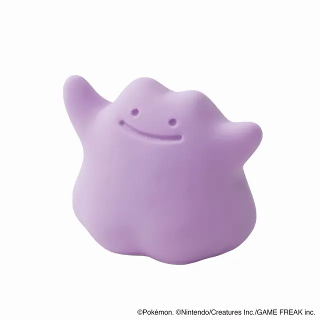 『ポケモン』握って癒される「メタモン」モチーフアイテム！伸びたり、凹んだり、ぎゅっと握れば様々な表情に変化