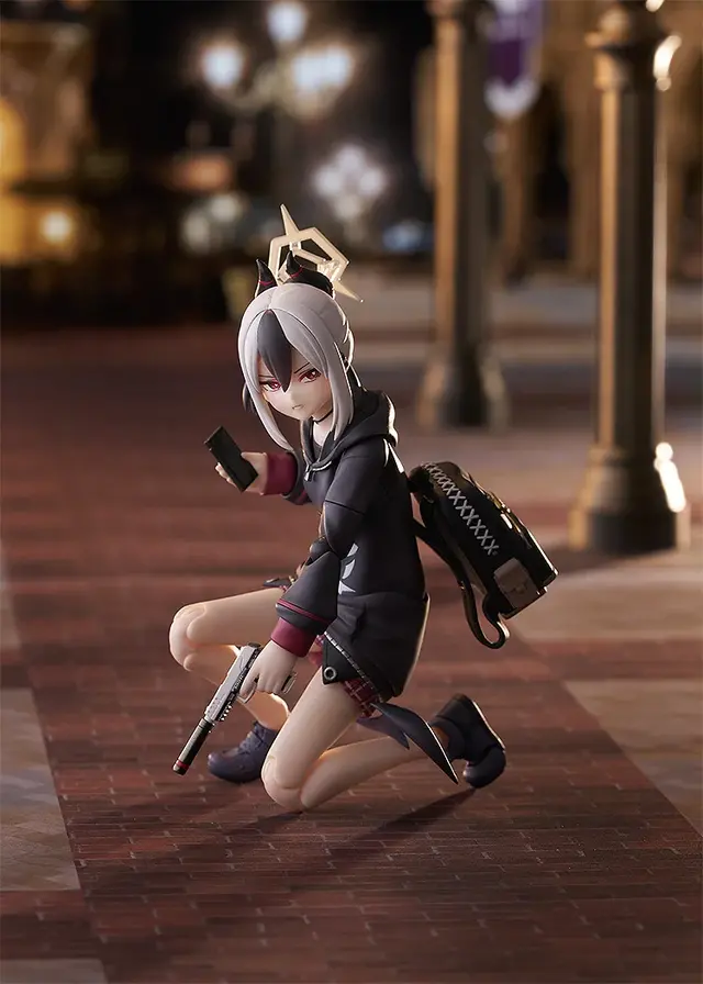 『ブルアカ』鬼方カヨコのfigmaが魅力にあふれてる！「戦闘顔」「照れ顔」や「しゃがみスカート」など様々な差し替えパーツを用意