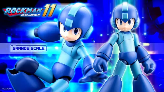 グランデスケールの『ロックマン』プラモが予約受付開始！スライディングやバスターの構えなどを自然に再現