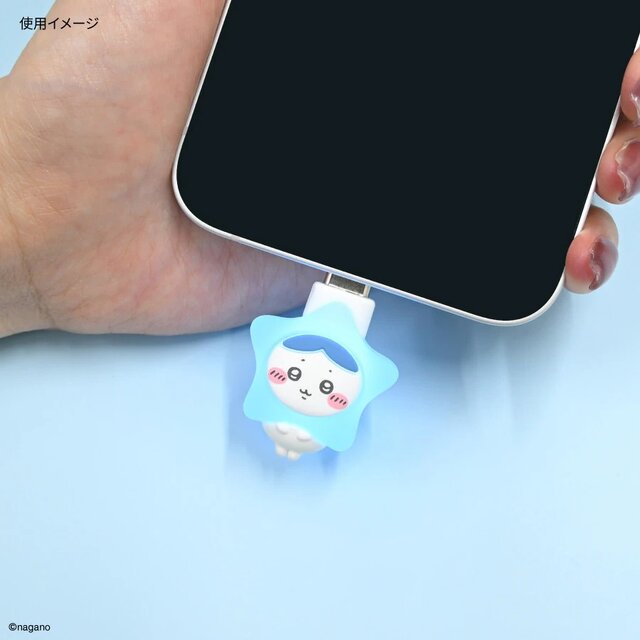スマホに付けると「ちいかわ」たちが“ぽわっと” 光る！星の被りものをしたハチワレなど、アクセサリーピン全3種