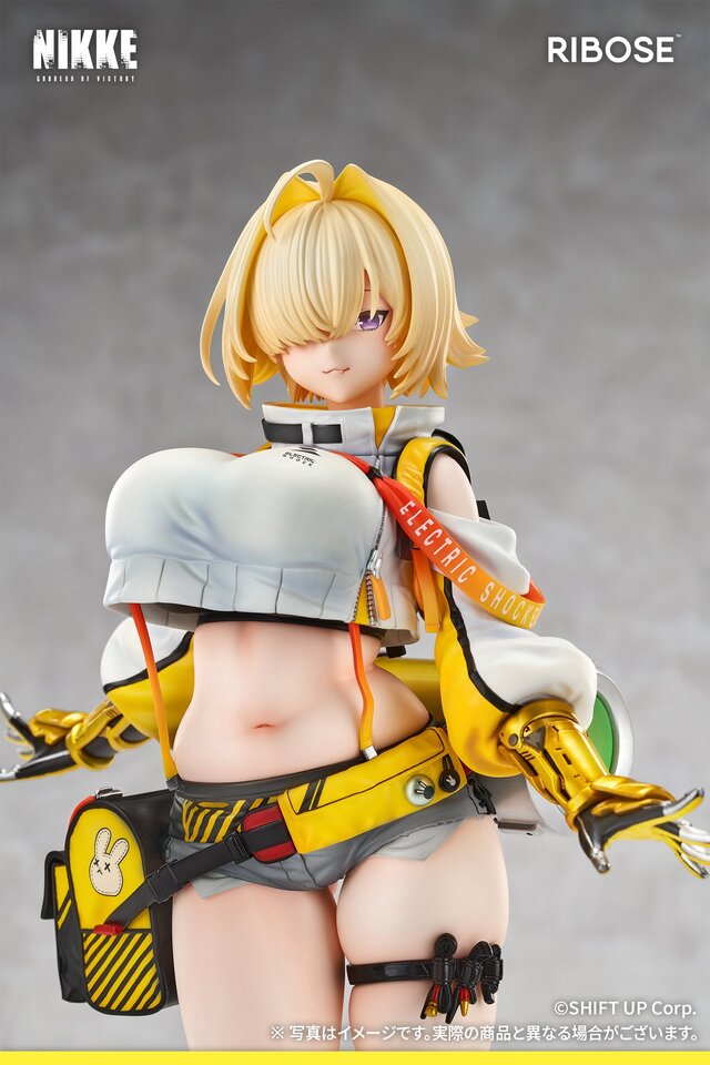 お腹や太ももまで再現！『勝利の女神：NIKKE』エレグのフィギュアが予約受付中ー片目がチラ見えする交換パーツも