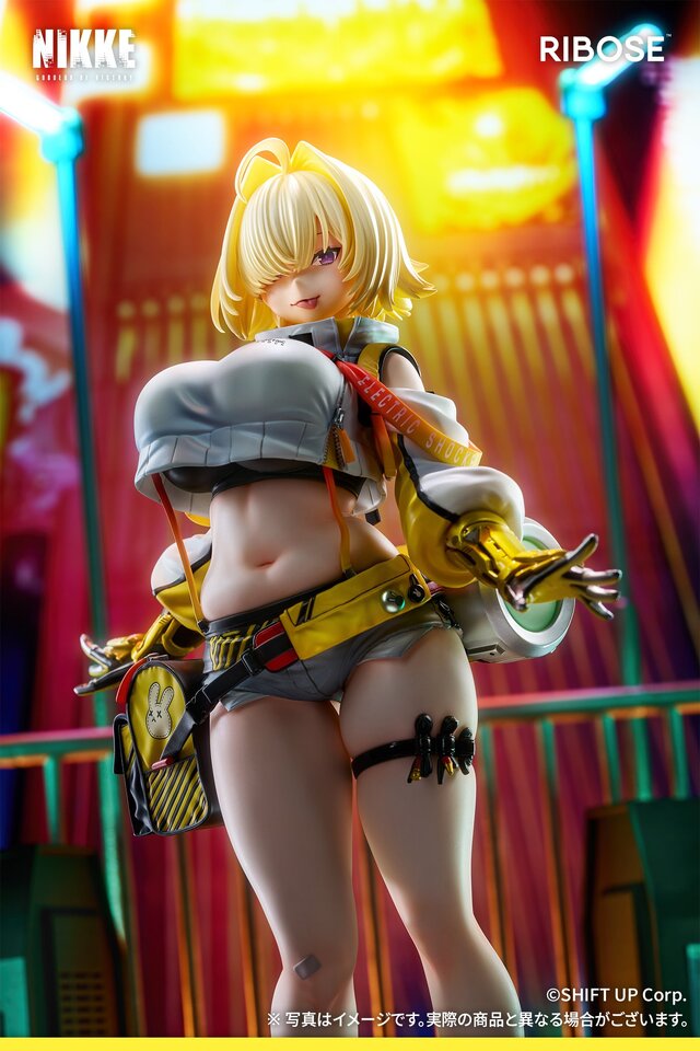 お腹や太ももまで再現!『勝利の女神:NIKKE』エレグのフィギュアが予約受付中ー片目がチラ見えする交換パーツも