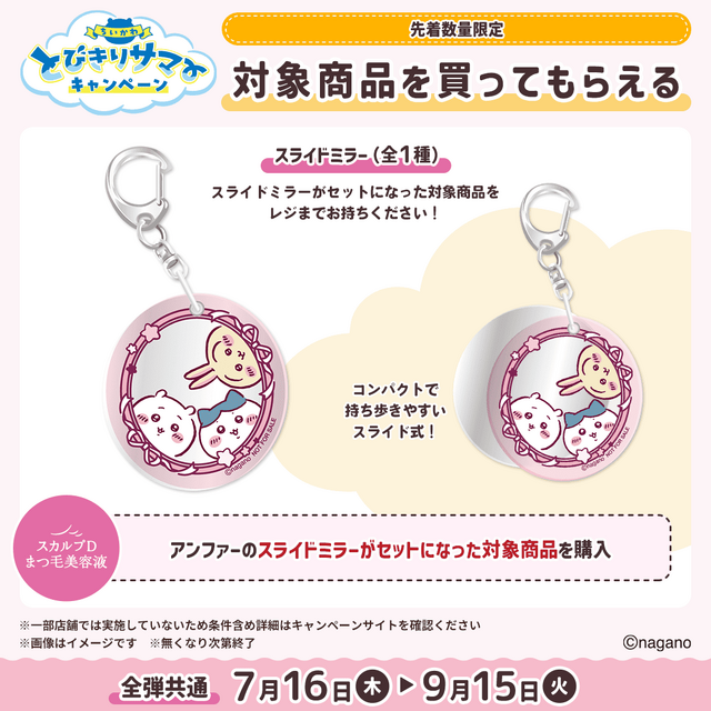 マツキヨココカラ×「ちいかわ」コラボ詳細公開！オリジナルグッズの配布・販売に加えて、店舗ラッピングや”花火打ち上げ”まで盛り沢山