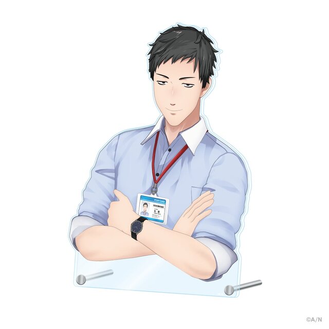 社築やましろ爻が「ここに居る」!? にじさんじ新作グッズ「ダイカットビジュアルパネル」の存在感がスゴい