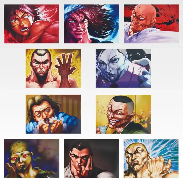 「刃牙」新作一番くじの全ラインナップ公開！最終形態ピクルら4体のフィギュア、ユニークな「烈海王のグルグルパンチ時計」も