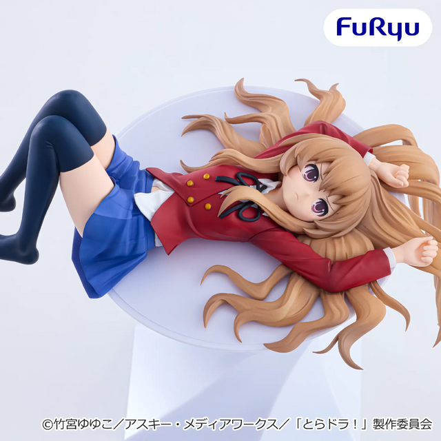 カップ麺に寝そべる手乗りタイガーが可愛すぎる！「とらドラ！」逢坂大河のぬーどるストッパーフィギュアが7月よりプライズに展開