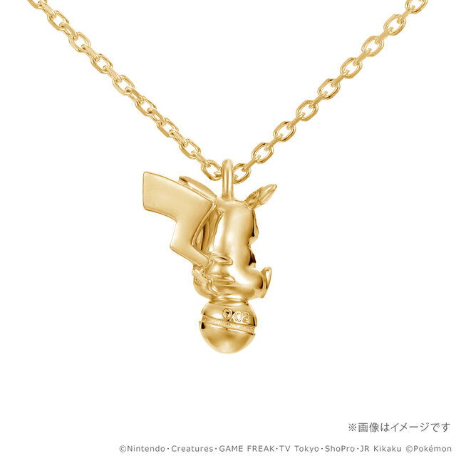 K18カビゴンが99万円！『ポケモン』30周年記念ネックレス全5種が予約受付中、ダイヤモンドを持ったピカチュウやコイキングの“はねる”も