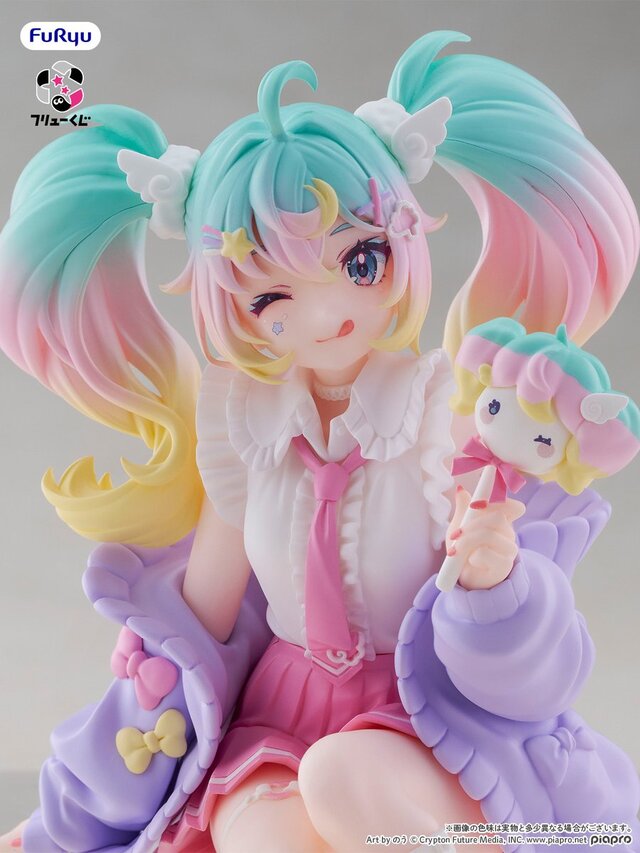 学生服姿のカラフルなミクさんが可愛すぎる!KAITOやレンのぬーストも必見なフリューくじ「初音ミク ミクめくJKライフ」が公開