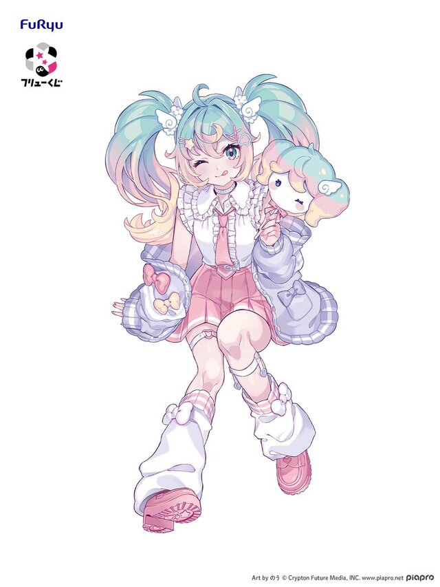 学生服姿のカラフルなミクさんが可愛すぎる!KAITOやレンのぬーストも必見なフリューくじ「初音ミク ミクめくJKライフ」が公開