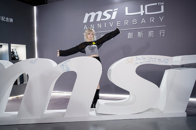 「MSI 40周年記念展示会」／月海つくね（X：@XaiabP）